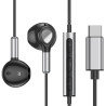 Woyax Mikrofonlu Kablolu Kulak İçi Type-C Kulaklık Mıknatıslı Güçlü Bass iPhone Android Telefon Tablet Laptop Uyumlu