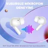 Woyax by Deji Pro LED Göstergeli Kablosuz Bluetooth Kulaklık, HiFi, HD 4 Mikrofon, ENC, Derin Bas