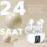 Woyax by Deji Pro LED Göstergeli Kablosuz Bluetooth Kulaklık, HiFi, HD 4 Mikrofon, ENC, Derin Bas