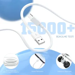 Deji Realme 10W 2.1A Micro Usb Şarj Aleti / Cihazı Seti Beyaz