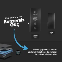 Woyax iPhone 13 Mini Premium Batarya 2550 mAh Yüksek Kapasite