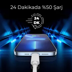 Woyax by Deji Xiaomi Uyumlu 25W PD Hızlı Şarj Aleti / Cihazı Type-C