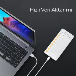 Woyax by Deji Samsung Xiaomi Uyumlu Type-C 67w Hızlı Şarj ve Data Kablosu 1.2m