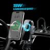 Woyax by Deji Kablosuz Şarjlı Vantuzlu Araç İçi Telefon Tutucu 15W -Vakumlu Akrobat Araba Telefon Tutacağı