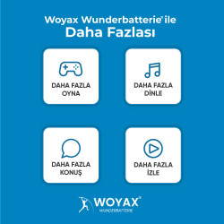 Woyax iPhone 14 Plus Premium Batarya 4850 mAh Yüksek Kapasite