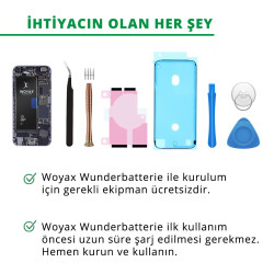 Woyax iPhone 14 Pro Max Premium Batarya 4770 mAh Yüksek Kapasite