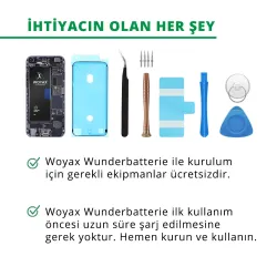 OUTLET Woyax iPhone 12 / 12 Pro Premium Batarya 3310mAh Yüksek Kapasite