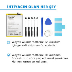 Woyax By Deji Realme C11 2021 / 5 / 5i / 5s / C3 Uyumlu Premium Batarya / blp729