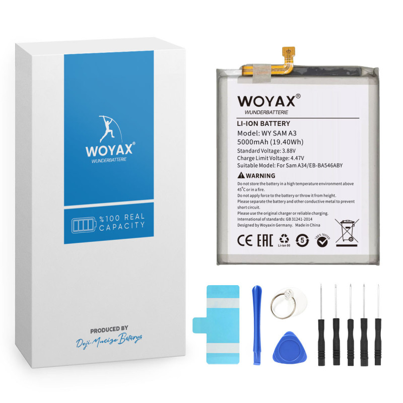 Woyax By Deji Samsung Galaxy A34 / A54 / A25 / A35 Uyumlu Premium Batarya / eb-ba546aby