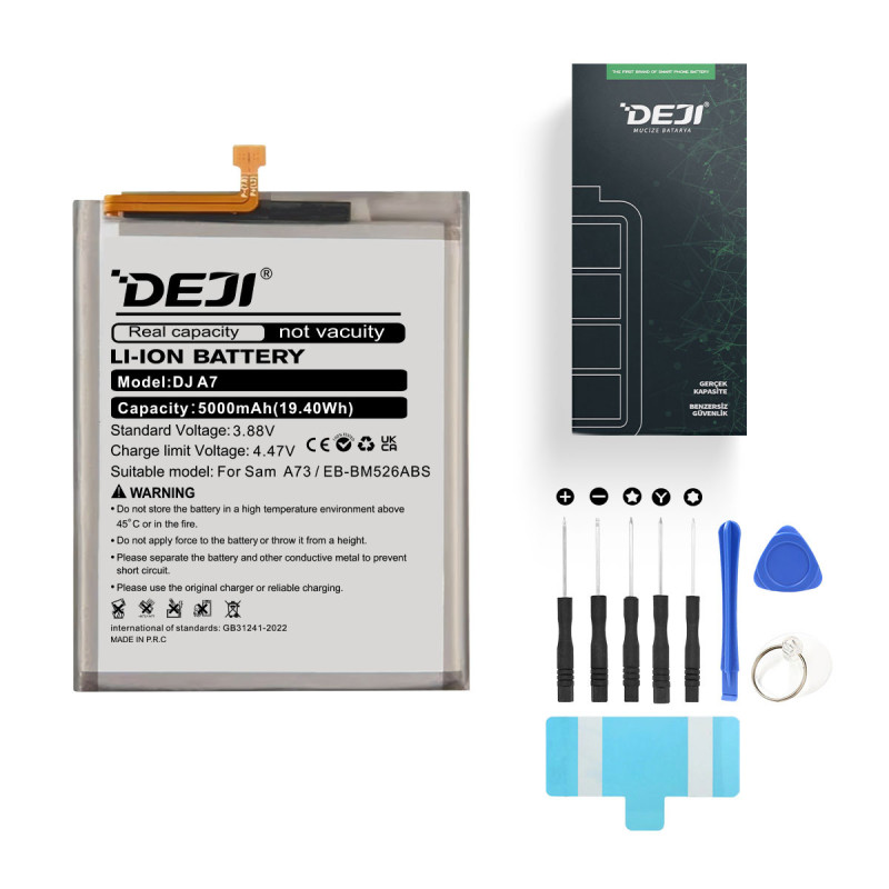 Deji Samsung Galaxy A73 Uyumlu Mucize Batarya EB-BM526ABS