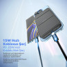 Woyax By Deji Magsafe Powerbank 10000mah Standlı Hızlı Taşınabilir Batarya iPhone 12 13 14 15 16 Android - Beyaz