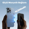 Woyax By Deji Magsafe Powerbank 10000mah Standlı Hızlı Taşınabilir Batarya iPhone 12 13 14 15 16 Android - Beyaz