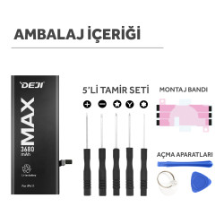 iPhone 11 Mucize Batarya Deji, Pil 3680mAh (Süper Kapasite)