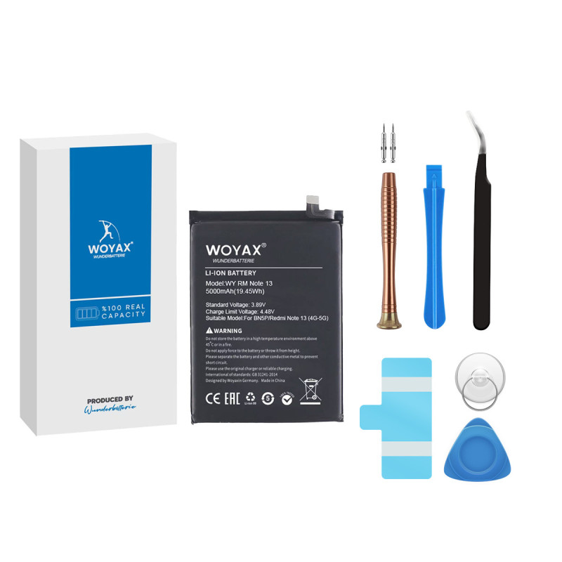Woyax by Deji Xiaomi Redmi Note 13 Premium Batarya BN5P