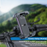 Woyax Holdy Motosiklet Telefon Tutucu Bisiklet ATV Scooter Bağlantılı Telefon Tutacağı Gidon için