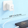 Woyax Samsung Galaxy S22 S23 S24 S25 Ultra / S22 S23 S24 S25 Plus Yüksek Hızlı Şarj Adaptörü 45W Type-C