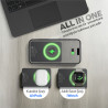 Woyax All In Magsafe Powerbank 10.000mAh 20W Hızlı Taşınabilir Şarj Cihazı Saat Kulaklık iPhone Android