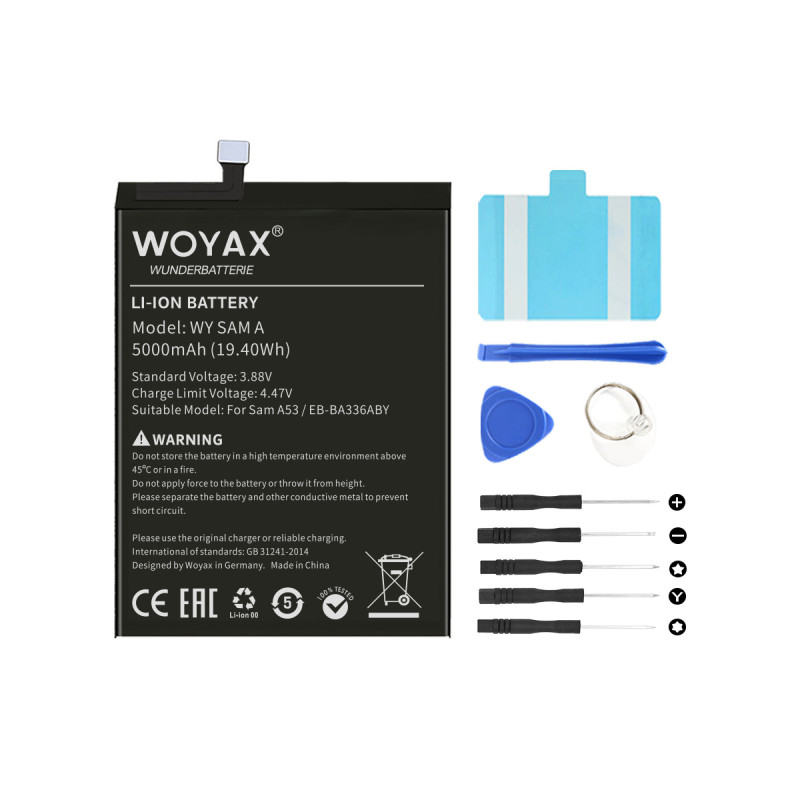 Woyax by Deji Samsung Galaxy A53 (5G) Mucize Batarya