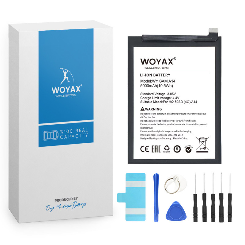 Woyax by Deji Samsung Galaxy A14 4G Premium Batarya HQ-50SD