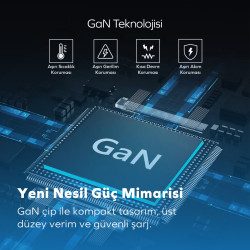 Woyax Samsung Galaxy S26 Ultra Uyumlu Hızlı Şarj Aleti 65W Type C Beyaz