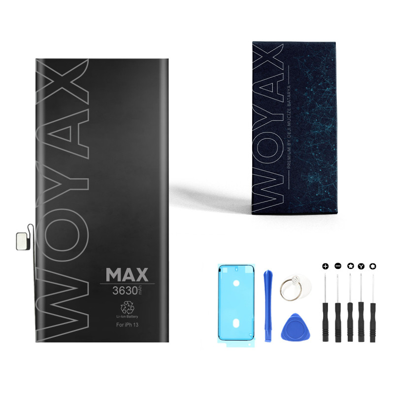 Woyax iPhone 13 Premium Batarya 3630 mAh Yüksek Kapasite