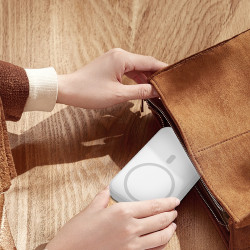 Woyax Ledli Makyaj Aynalı Powerbank 3000mAh Taşınabilir Şarj Cihazı Beyaz iPhone Samsung Xiaomi