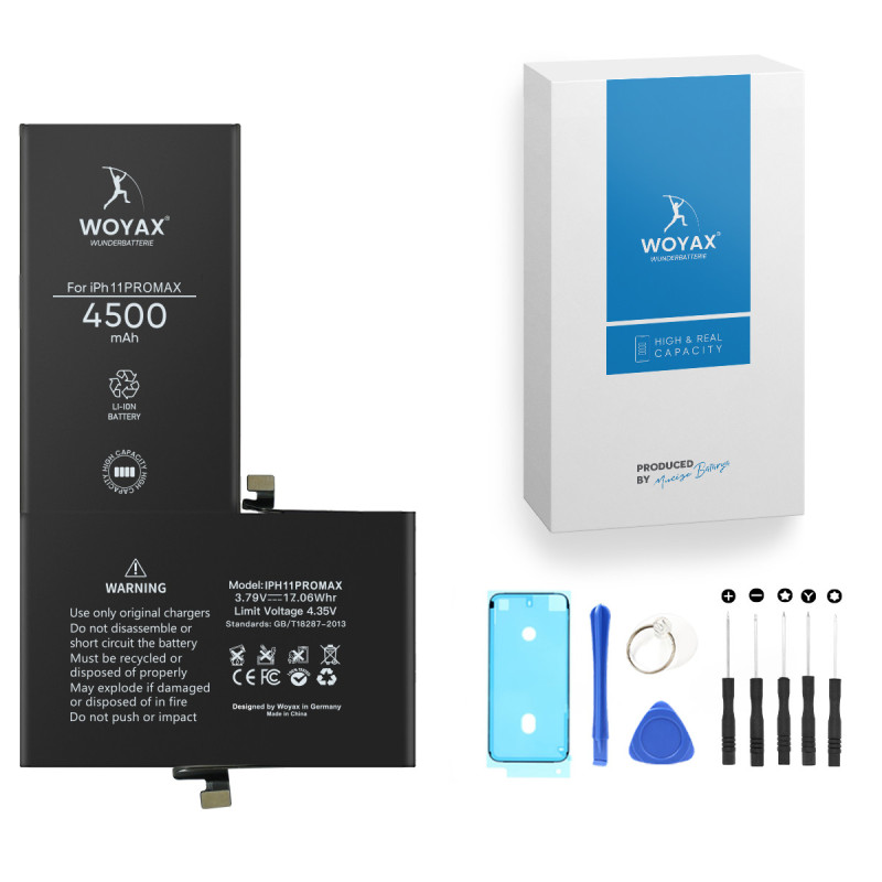 Woyax iPhone 11 Pro Max Premium Batarya 4500mAh Yüksek Kapasite
