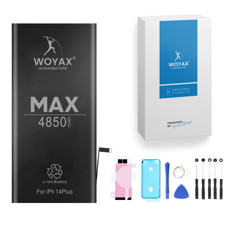 Woyax iPhone 14 Plus Premium Batarya 4850 mAh Yüksek Kapasite