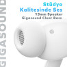 Gigasound ANC+ENC Kablosuz Bluetooth Kulaklık Kulak İçi gürültü önleme 4 mikrofon 42 saat oynatma süresi