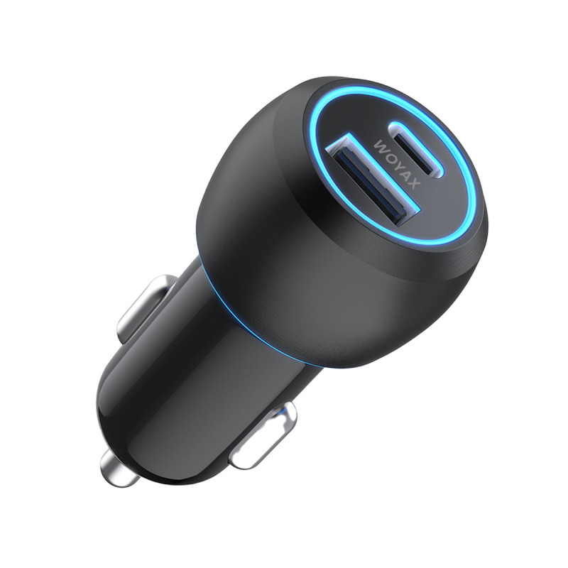 Woyax Araç Şarj Aleti Çakmaklık Type-C + USB Girişli 38W Hızlı Şarj