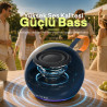 Taşınabilir Bluetooth Hoparlör, 15W Kablosuz Küre Speaker, Ses Bombası USB, TWS, 15W Güçlü Ses Bass Küçük Büyük Boy