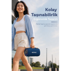 Taşınabilir Bluetooth Hoparlör, 30W Kablosuz Oval Speaker, Ses Bombası USB, TWS, 30W Güçlü Ses Bass Büyük Küçük Boy