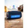 Taşınabilir Bluetooth Hoparlör, 30W Kablosuz Oval Speaker, Ses Bombası USB, TWS, 30W Güçlü Ses Bass Büyük Küçük Boy
