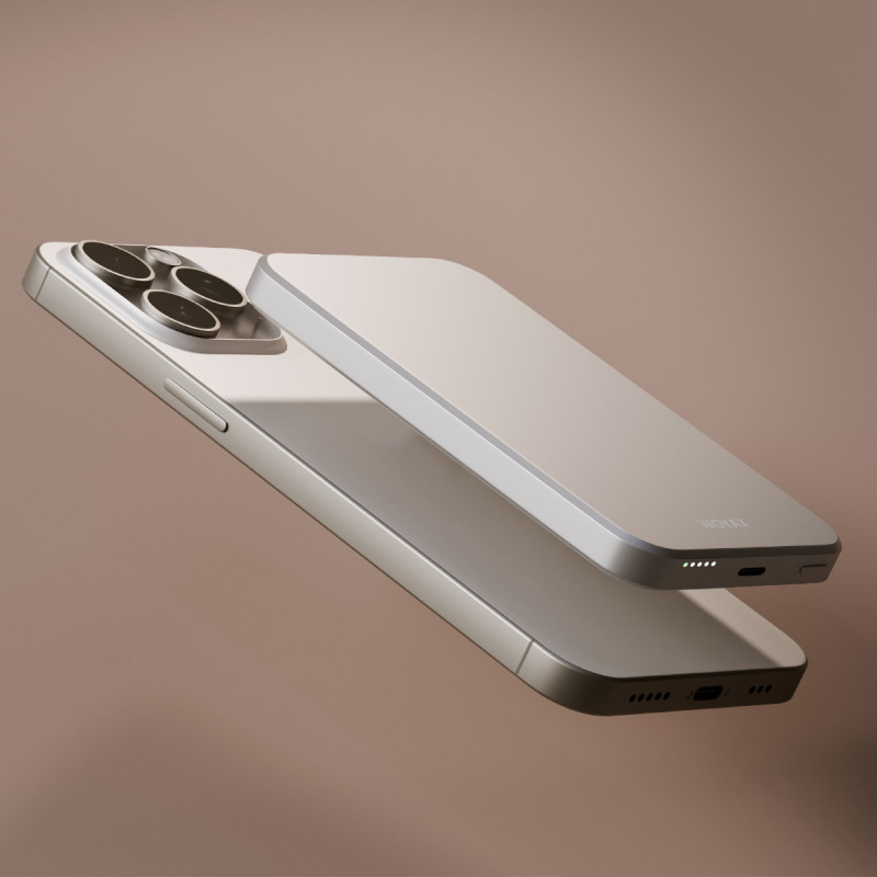 Woyax By Deji Magsafe Powerbank 5000 Mah 20w Hızlı Taşınabilir Batarya iPhone 12 13 14 15 16 17 Pro Max Mini - Beyaz