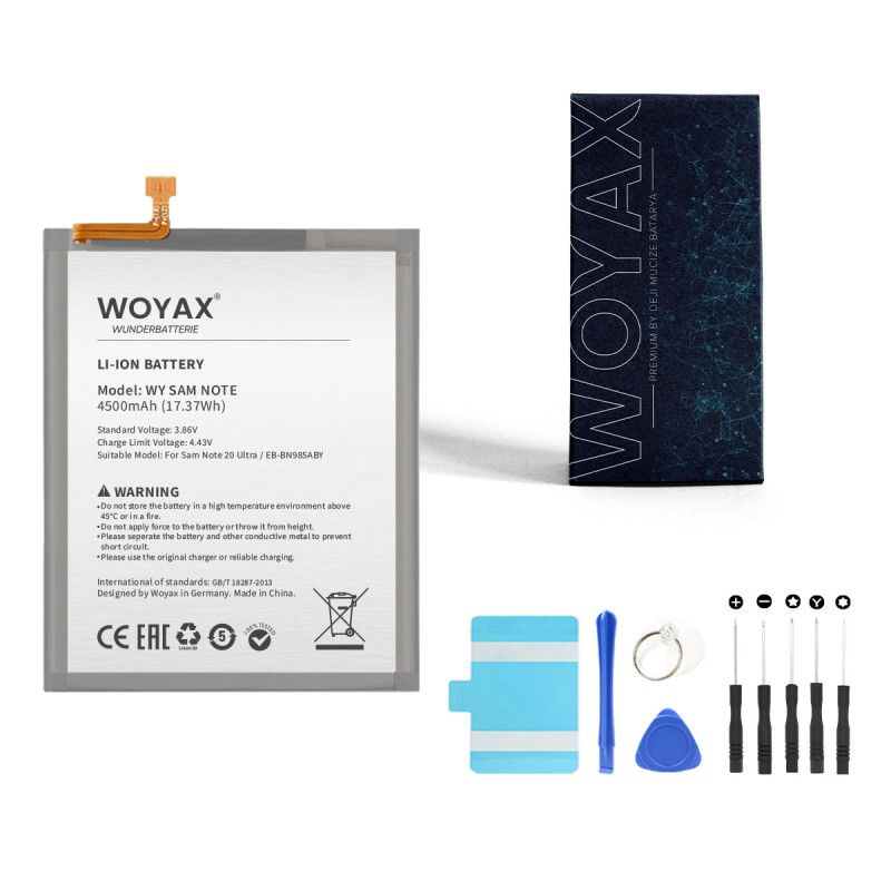 Woyax by Deji Samsung Galaxy Note 20 Ultra Batarya
