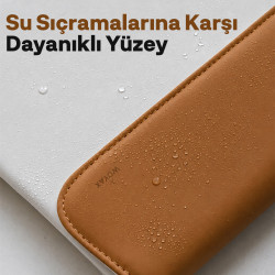 Woyax CleanFit 13-14 İnç Slikon Süet Laptop Çantası MacBook Kılıfı iPad Tablet Su Geçirmez El Çantası