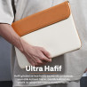 Woyax CleanFit 13-14 İnç Slikon Süet Laptop Çantası MacBook Kılıfı iPad Tablet Su Geçirmez El Çantası