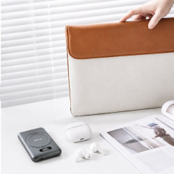 Woyax CleanFit 13-14 İnç Slikon Süet Laptop Çantası MacBook Kılıfı iPad Tablet Su Geçirmez El Çantası