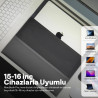 Woyax S-Touch 15-16 İnç NFC Özellikli  Slikon Süet Laptop Çantası MacBook Kılıfı iPad Tablet Su Geçirmez El Çantası