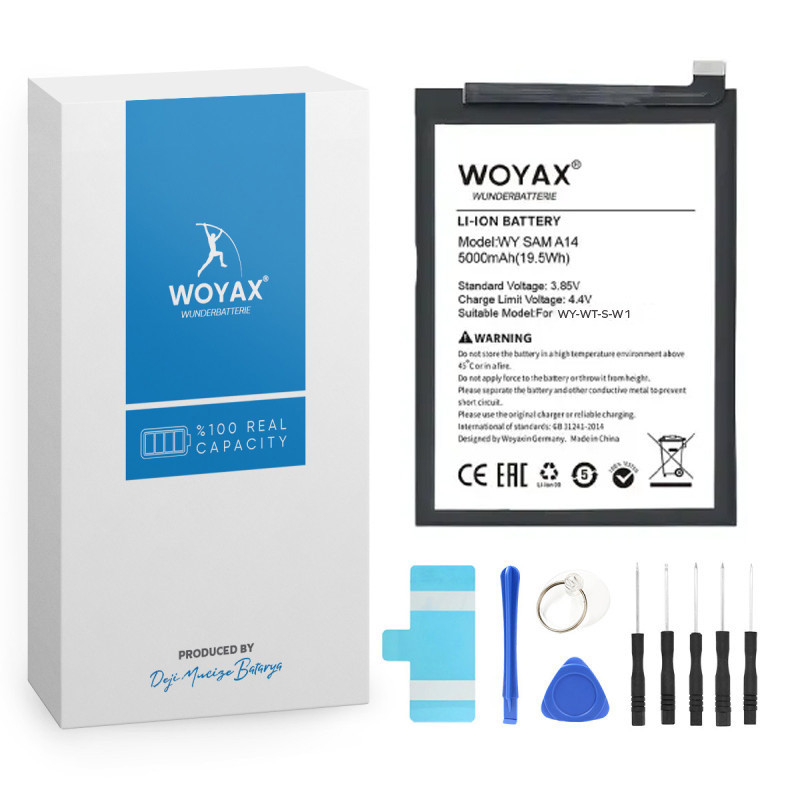 Woyax by Deji Samsung Galaxy A04 / A14 5G Premium Batarya WT-S-W1