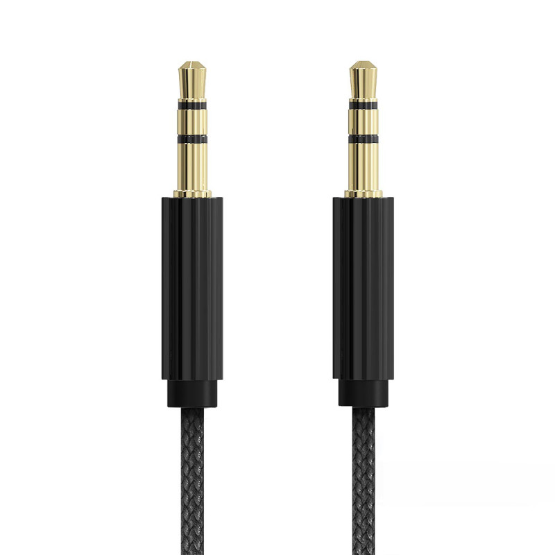 Woyax by Deji 3.5mm to 3.5mm Aux Ses Kablosu Örgülü Stereo Destekli1.2M