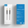 Woyax by Deji 3.5mm to 3.5mm Aux Ses Kablosu Örgülü Stereo Destekli1.2M