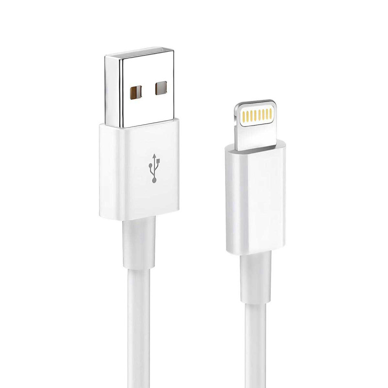 Woyax by Deji iPhone Şarj ve Data Kablosu Lightning Beyaz 1.2M