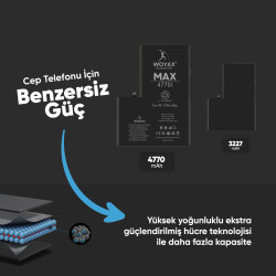 Woyax iPhone 16 Batarya 3890mah Premium Yüksek Kapasite Pil